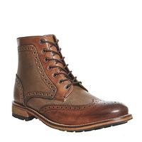 ted baker sealls 3 brogue boot tan leather