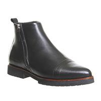 ten points amanda side zip boot black leather