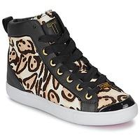 ted baker callistri womens shoes high top trainers in beige