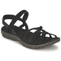 teva kayenta suede womens sandals in black