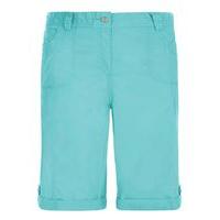 Teal Blue Cotton Shorts, Teal