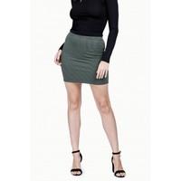 TEXTURED JERSEY MINI SKIRT