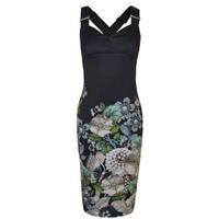 ted baker jayer gem gardens bodycon dress