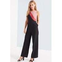 Terracotta Colour Block Jumpsuit