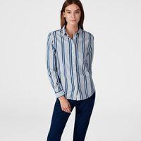 Tech Prep  Dobby Striped Shirt - Yale Blue