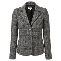 Textured Wool Blazer (Black/White texture / 20)