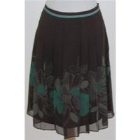 ted baker size 10 brown knee length skirt