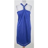 ted baker size 12 blue halter neck dress