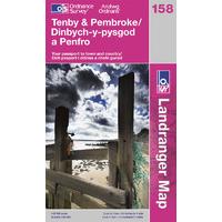 Tenby & Pembroke - OS Landranger Map Sheet Number 158