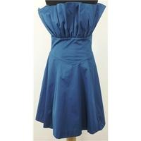 Ted Baker Size 12 Prom/Cocktail Blue A Line Dress