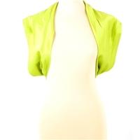 ted baker ted size 3 uk 12 bright green evening shrug