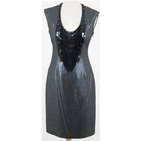 Ted Baker, size 8 black metallic dress