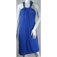 Ted Baker, size 10 royal blue halter-neck dress