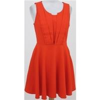 TEMT: Size 8: Orange summer dress