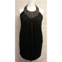 Ted Baker - Size: 16 - Black - Halter-neck dress with chain detail