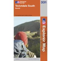 teviotdale south os explorer active map sheet number 331