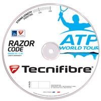 tecnifibre atp razor code tennis string 200m reel blue 130mm