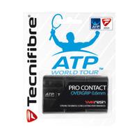 Tecnifibre ATP Pro Contact Overgrip - 3 Pack - Black