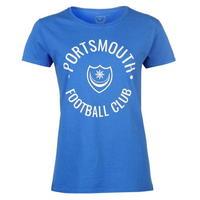 Team Pompey Graphic T Shirt Ladies