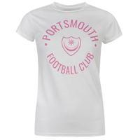 Team Pompey Graphic T Shirt Ladies