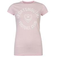 Team Pompey Graphic T Shirt Ladies