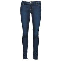 teddy smith the jeg zip womens skinny jeans in blue