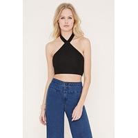 Textured Halter Crop Top