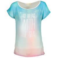 teddy smith tever womens t shirt in multicolour