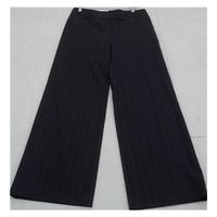 ted baker size 10 black wool blend trousers