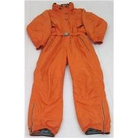 Tenson, size 8 orange ski suit