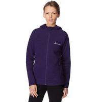 technicals womens element full zip interest hooded fleece purple