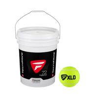 Tecnifibre XLD Tennis Balls - 72 Balls Bucket