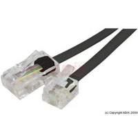 telephone cord rj11 to rj45 black 2 m