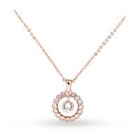 Ted Baker Jewellery Ladies\' Rose Gold Plated Cadhaa Concentric Crystal Pendant