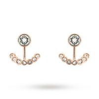 Ted Baker Jewellery Ladies\' Rose Gold Plated Coraline Concentric Crystal Earrings