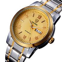 tevise mens couples fashion watch mechanical watch quartz calendar wat ...