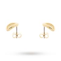 ted baker tiana yellow gold plated text hooper earrings