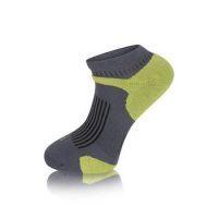 Technical Ankle Socks - Charcoal/Lime - 2 Pack