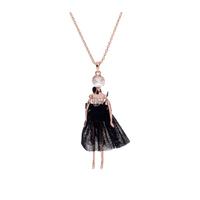 Ted Baker Jewellery Ladies\' Rose Gold Plated Bijou Pave Ballerina Pendant