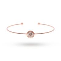 Ted Baker Jewellery Ladies\' Rose Gold Plated Elvas Enamel Mini Button Uitrafine Cuff