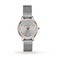 Ted Baker Women\'s Zoe Bracelet Strap Watch, Silver