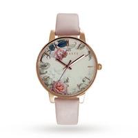 ted baker ladies printed floral dial watch