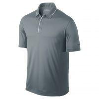 Tech Tipped Polo- Dove Grey/White/Anthracite