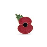 Textured Poppy Brooch