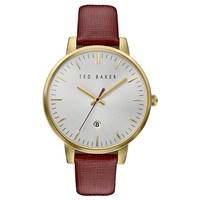 ted baker burgundy strap gold kate watch