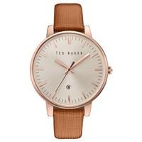 Ted Baker Tan & Rose Gold Kate Watch