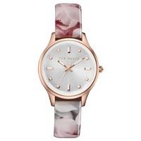 Ted Baker Floral & Rose Gold Zoe Watch