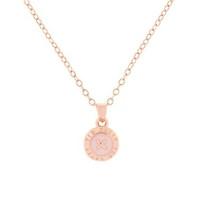 Ted Baker Elvina Enamel Mini Button Pink Necklace
