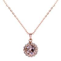 Ted Baker Sela Rose Gold Crystal Daisy Necklace