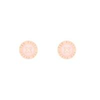 Ted Baker Eisley Enamel Mini Button Pink Earrings